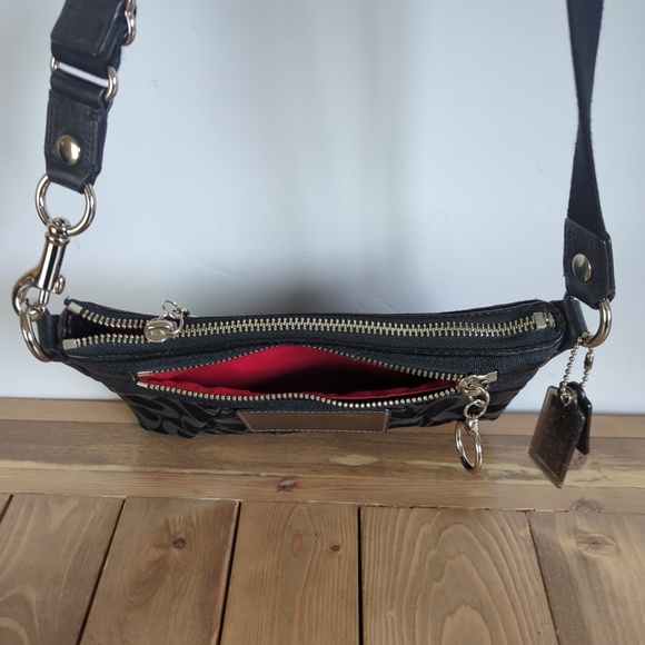 Coach Black Poppy Crossbody Mini Bag - Picture 10 of 12